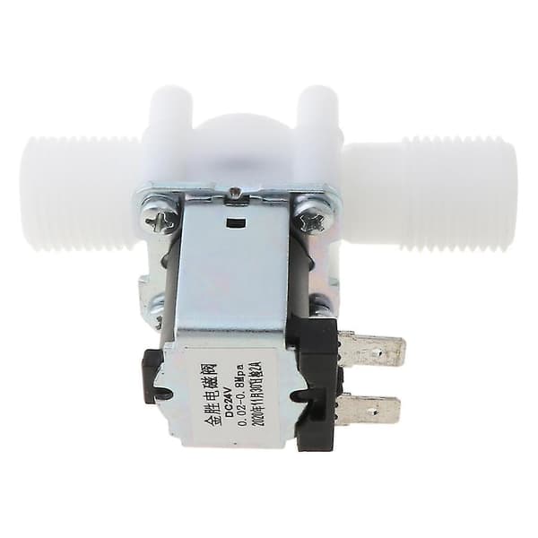 Elektrisk magnetventil Magnet N/c Vand Luft Indløbsstrømningskontakt 1/2 \" Dc 24v