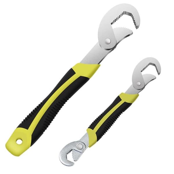 2 säädettävän kiintoavaimen sarja 6–32 mm, 28 cm – kiillotettu kromi yleisavain