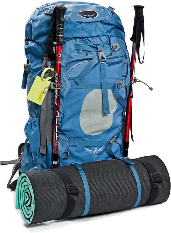 2-pack kraftiga remmar för ryggsäck, komprimering av sovsäck, bagage, camping, vandring