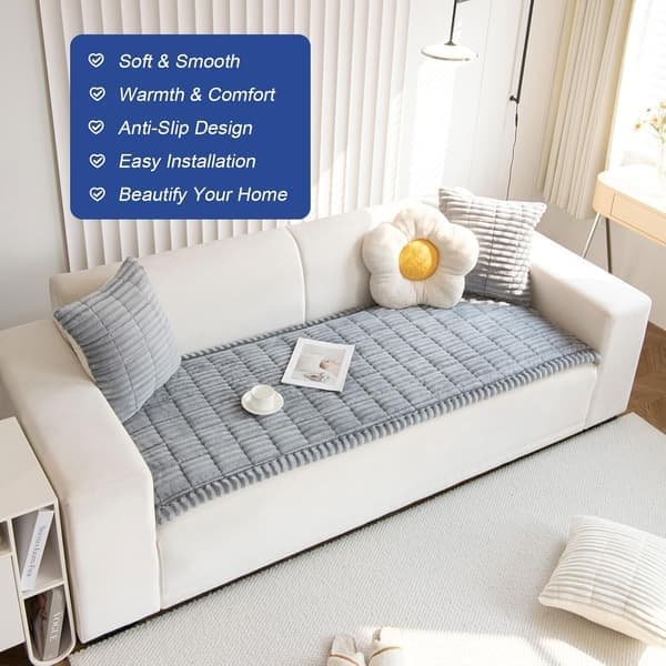 Tykt vaskbart sofatrekk - Nytt mykt Manchester universalt sofatrekk sete (70x210cm) 70*210cm 70*210cm