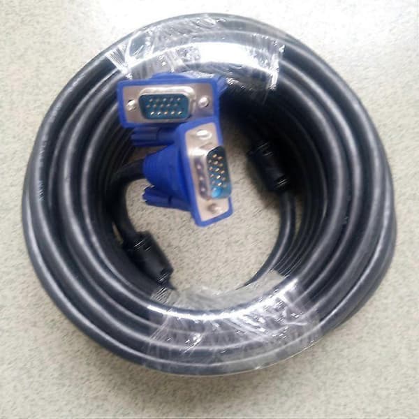 3m 15-bens 3+6 VGA-kabel i rent kobber til computer til TV-projektor HD-datakabel