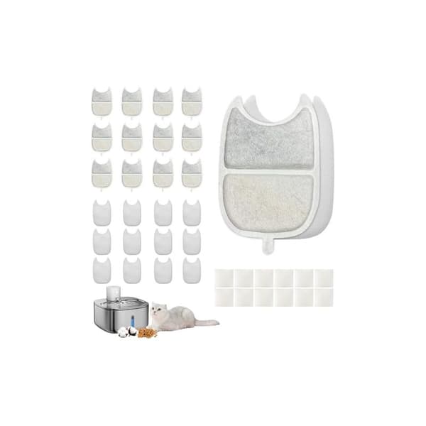 12-pack med Feelneedy 4L filtrerade kattfontäner