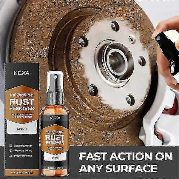 Nexa Rustfjerner Spray Hurtigvirkende Multi-overflade Rengøringsmiddel Fjerner Rust 30ml