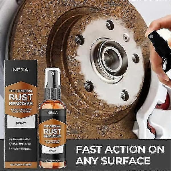 Nexa Rustfjerner Spray Hurtigvirkende Multirengjøring Fjerner Rust 30ml