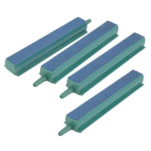 11,5 cm luftstenbar - grøn - flowhastighed 1,3 L/min - til små akvarier