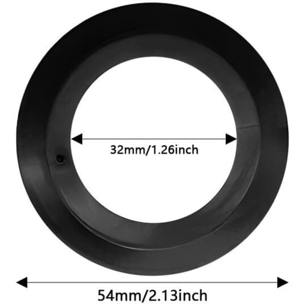Förpackning med 5 gummi-O-ringar för diskbänksavlopp – 54 mm ytterdiameter, 32 mm innerdiameter – Snabbt och enkelt byte