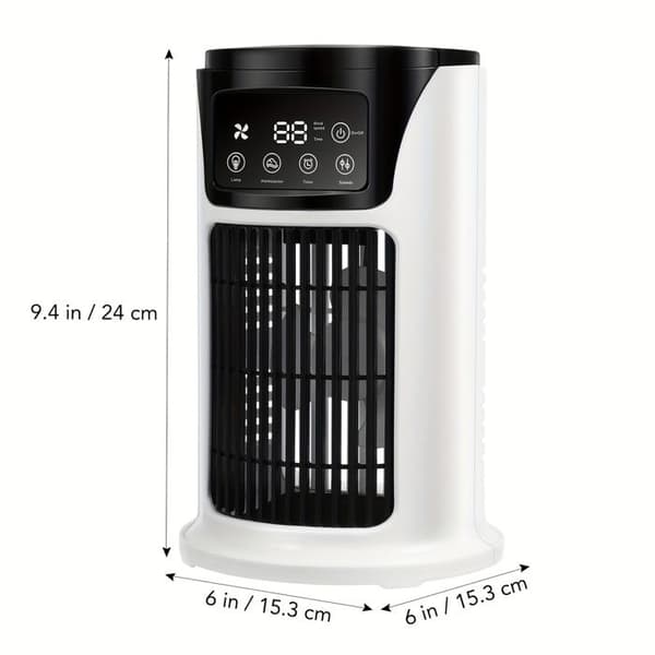 3-i-1 Bærbar USB Aircondition, Luftfugter og Køleventilator - Ideel til Hjem og Kontor