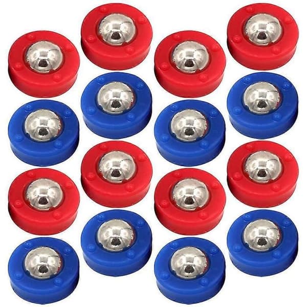 Sett med 24 mini shuffleboard-ruller, erstatningstilbehør for shuffleboard- og curlingbord