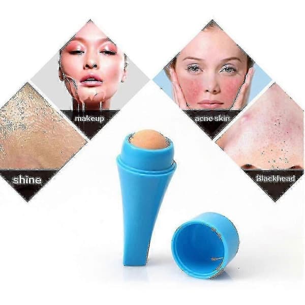 Vulkanisk oljeabsorberande bollrulle Ansiktsvård Massage Rolling Stick