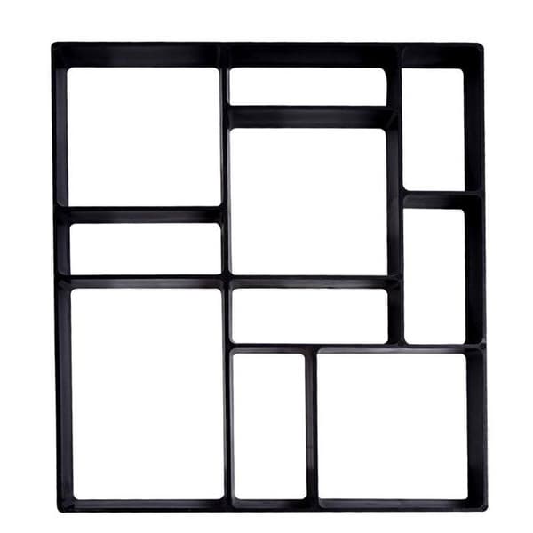 Havegangsbelægningsform 45 x 40 x 4 cm lavet af PP-plast – 1 stk.