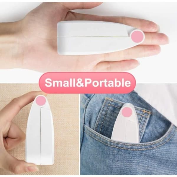 Mini Bærbar Ventilator - Foldbar - USB Genopladelig - 2 Hastigheder - Støjsvag