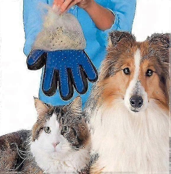 True Touch - Børstehandske - Hund - Kat Højre Hånd - Pink Tw