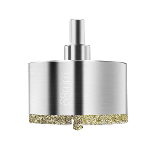 68 mm diamant hullsag med senterbor for fliser, glass, marmor