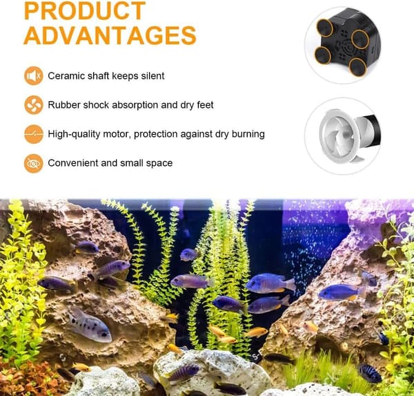 Dränkbar pump, ultratyst vattenpump med fontänpump 3w 3w