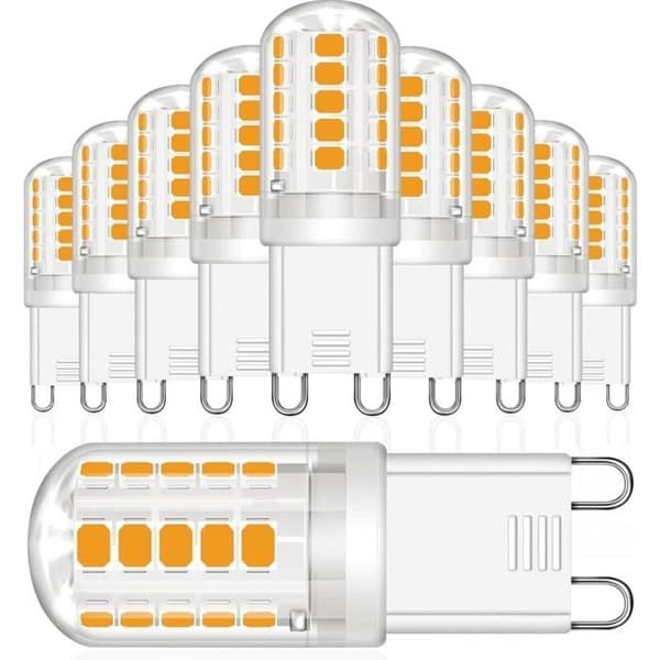 10-pack G9 LED-lampor 3,5W (motsvarar 30W) 380 lm Varmvit 2700K Ej dimbar