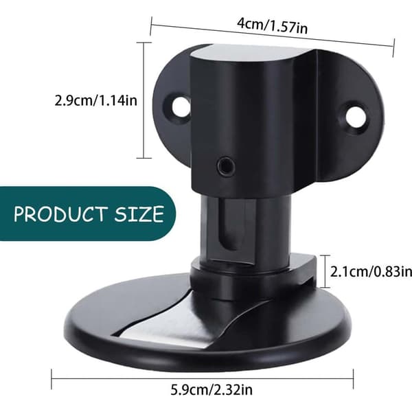 Stykker Magnetisk Dørstopper i Metal, Solid Usynlig Magnetisk Dørstopper med Klæbemiddel og Skruer, Dørstopper, Dørblok til Hjemmet