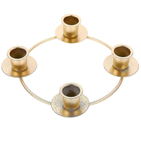 Advent Lyskrans Jern Lysestake Ringformet Lysestake Advent Lysestake
