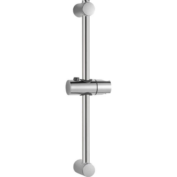 60 cm dusjstang, dusjstøtte 26 til 59 cm, med dusjhodeholder, erstatningsdusjstang, krom