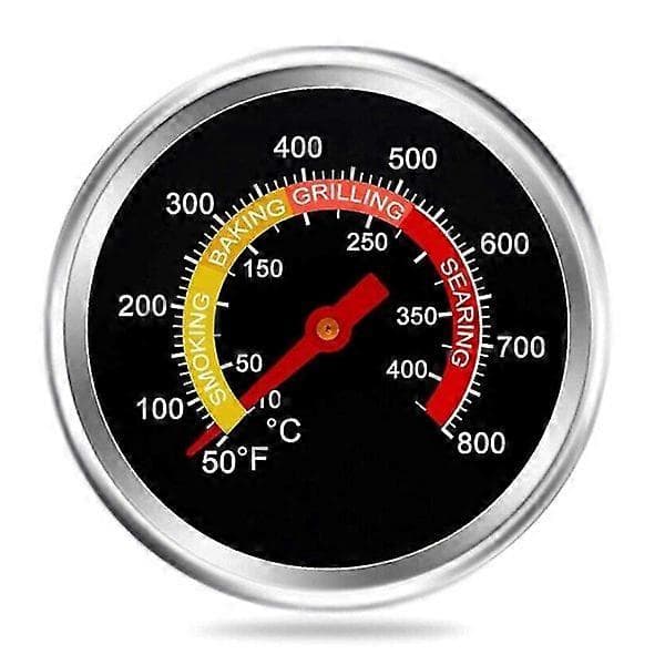 BBQ Kulgrill Røgtermometer Temperaturmåler Pit Grilltermometer fq