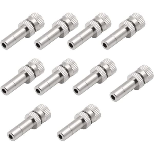 Dimmunstycke, 10-pack - 6 mm snabbkoppling - Galvaniserad koppar - 0,3 mm öppning