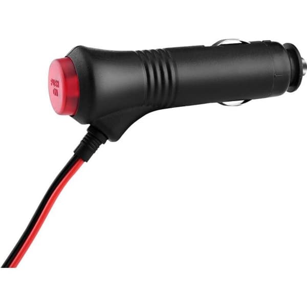 12V-24V cigarettænderstikadapter - Afbryderknap - Rød LED-indikator - 1,5m kabel