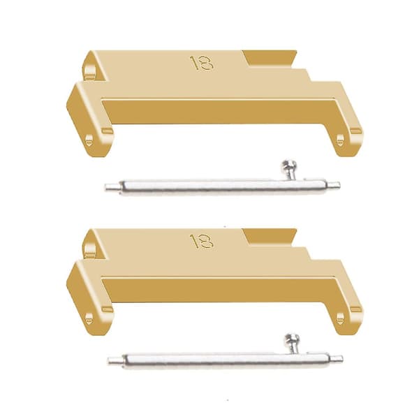 Urremforbinder Quick Release Metal Link Adapter Tilbehør til 18mm-20mm Gold