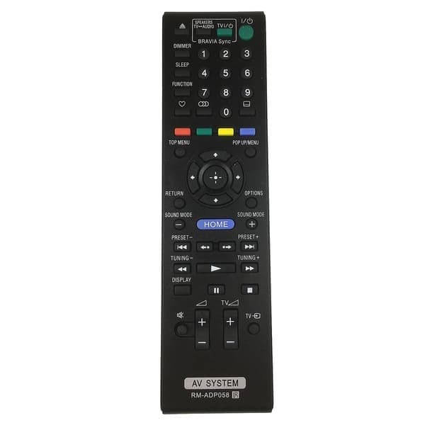 -adp058 Hemmabiofjärrkontroll Blu-ray Fjärrkontroll Bdv-e280 Bdv-e380 Fjärrkontroll [DB] svart