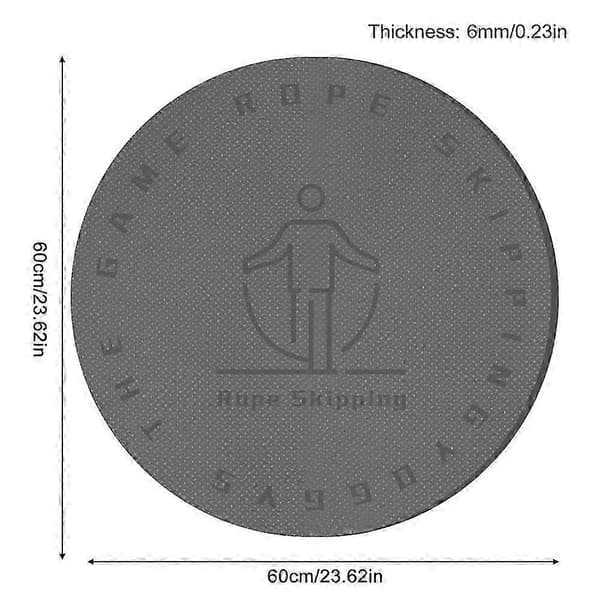 6MM tjocklek rund hopprep dyna ljudisolerad tyst yogamatta