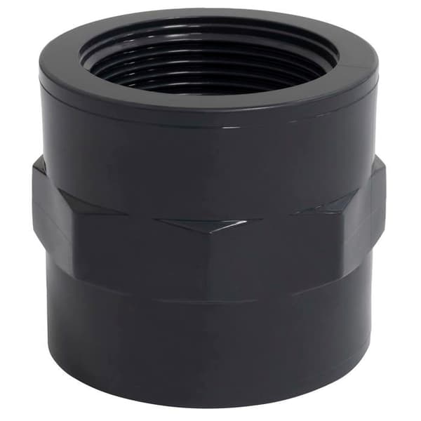Blandet innvendig gjenget muffe Ø50 mm → 1 1/2'' - plast, 10 bar