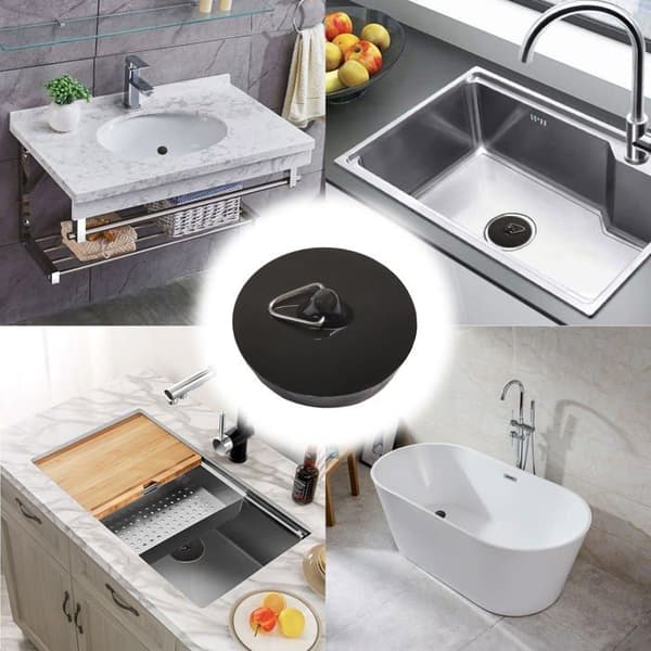 Universal diskpropp (2 st) - Svart - Ytterdiameter 45,6 mm (Innerdiameter 42 mm) - 50 cm kedja