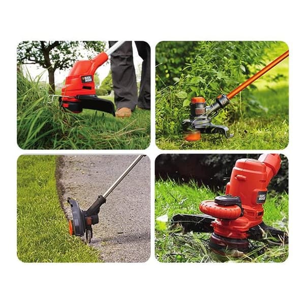 Pakke med 3 spoler med 1,5 mm (2 x 6 m) A6441X3-XJ trimmertråd for BLACK+DECKER gresstrimmere - Automatisk trådmating