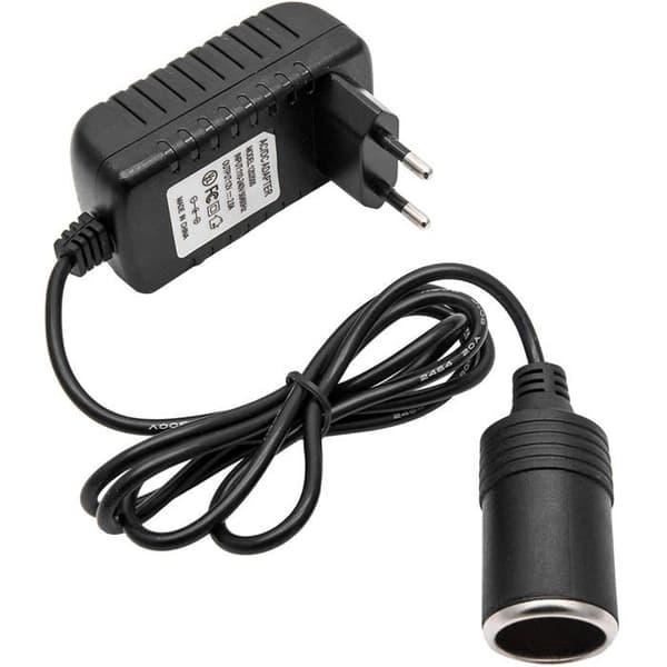 12V 2A cigarettænderstikadapter, AC/DC-konverter til navigationssystem, strømkonverter