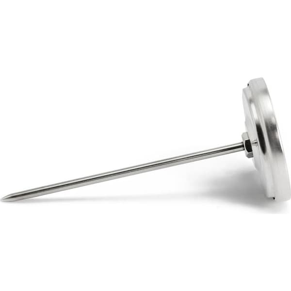 Stegetermometer i rustfrit stål - analogt kødtermometer op til 120°C - grilltermometer - kødsonde