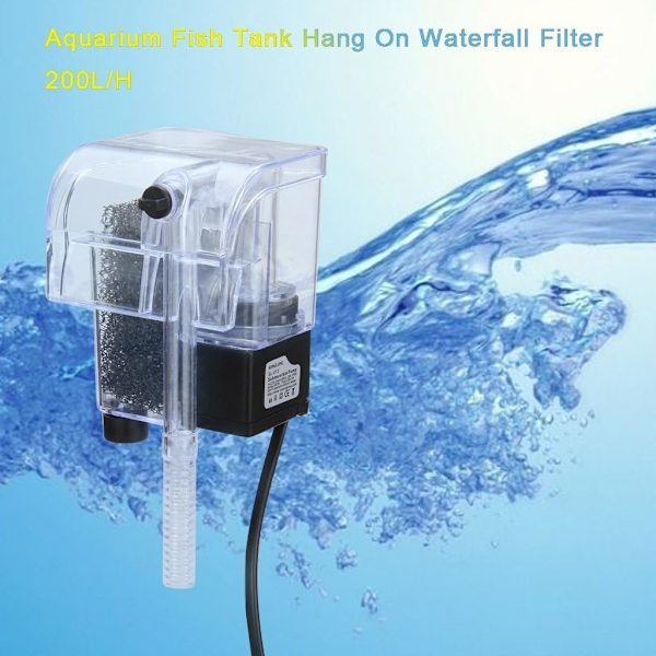 Akvarium hängande filter Akvarium kraftfilter Vattenfall Vattenpump