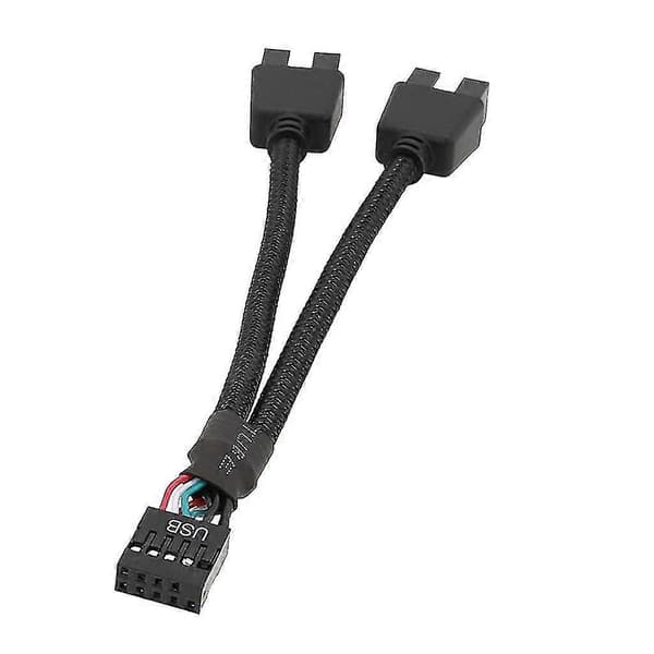 Usb 2.0 Internt Bundkort Header Kabel Usb 2.0 9pin Hun Til Han Kabel