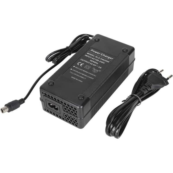 Lader kompatibel med ENGWE EP-2Pro/Engine Pro elsykler, 54,6V 2A for 48V litiumbatteri hurtiglading