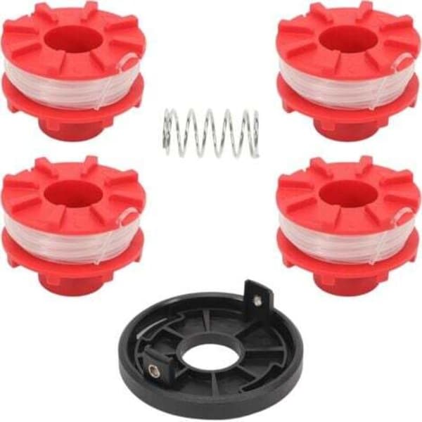 Ersättningsspole för trimmerlina – Kompatibel med Einhell GE-CT 36/30Li E – Slitstark nylon 8,1m x 0,2cm – 4-pack