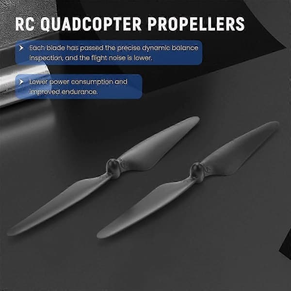 4 stk. til H501S X4 RC Quadcopter Propelblade 2CW/2CCW, Sort