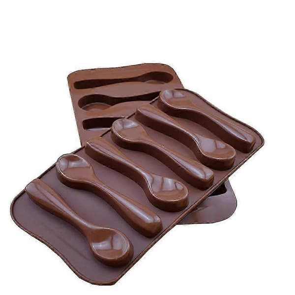 2 stk. silikone chokolade kage cupcake form ske form slik is form DIY bageform til børnefest bryllup