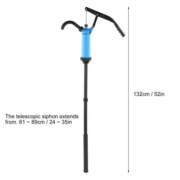 Spakdriven fatpump - 132 cm - 40-60L/min - Högkvalitativa material - Universal