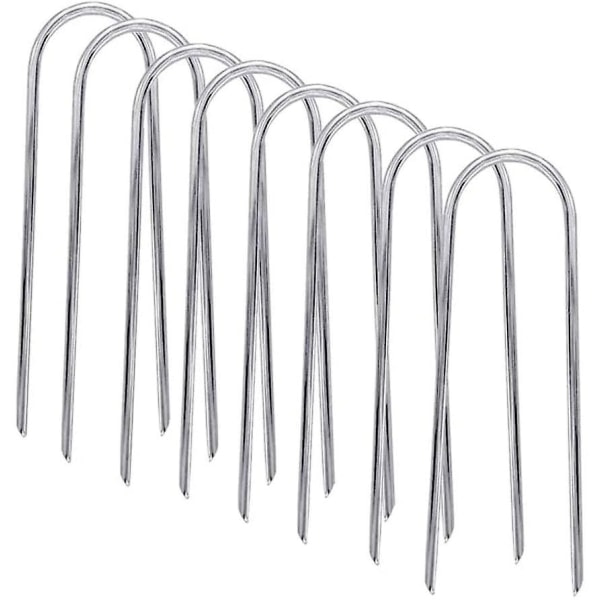 Teltplugger, galvaniserte U-ankere, 8 stk