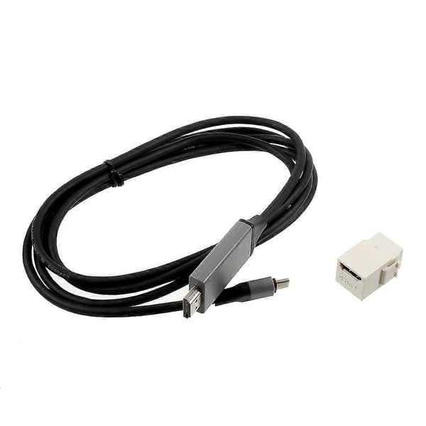 2M USB Type-C - HDMI-kaapeli Samsung Galaxy S8 G950:lle - Musta