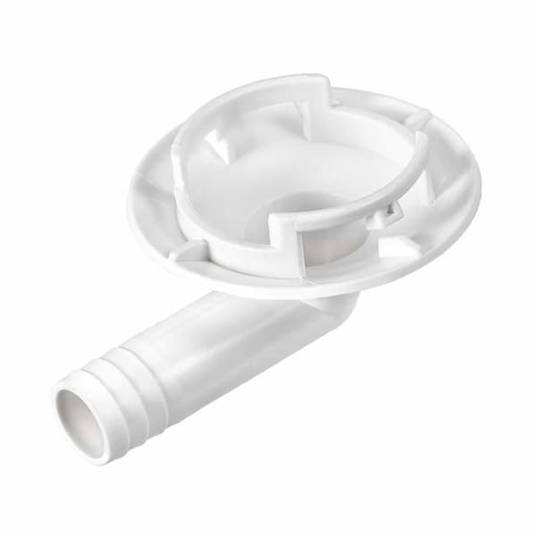 40 mm afløbsstuds til airconditionanlæg - hvid afløbsslangefitting