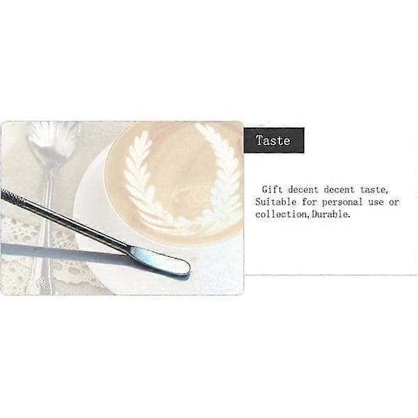 Barista Caf Latte Dekorationspen Sæt med 3 i rustfrit stål