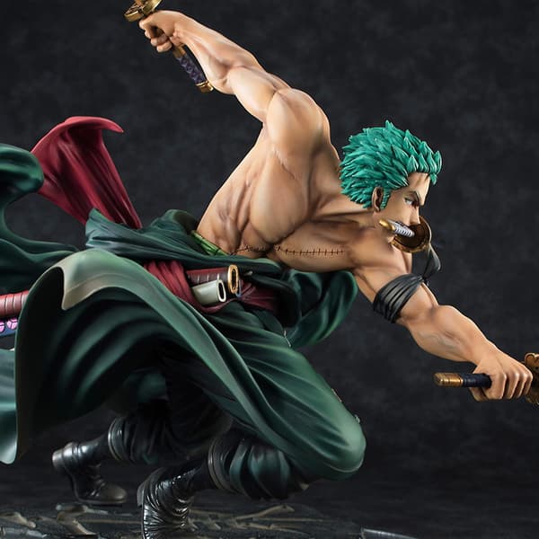 Roronoa Zoro Anime Action Figur Staty Samlarobjekt Modell Leksak Barn Pvc One Piece