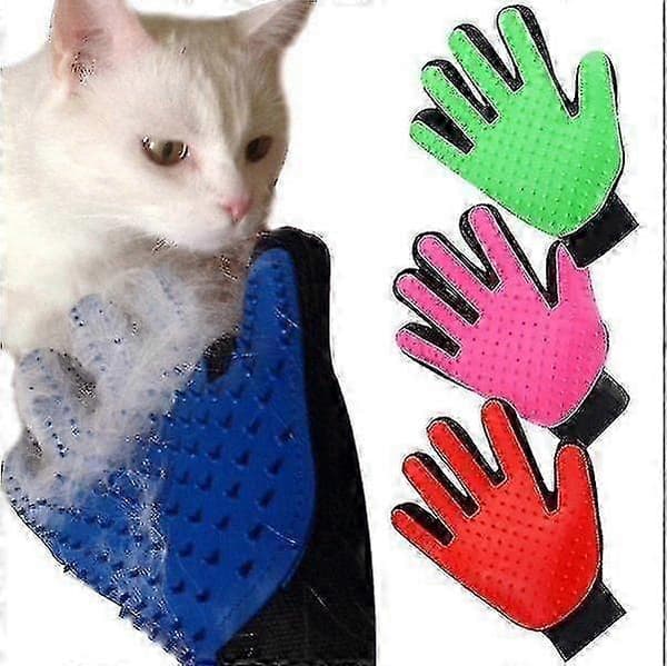 True Touch - Børstehandske - Hund - Kat Højre Hånd - Pink Tw