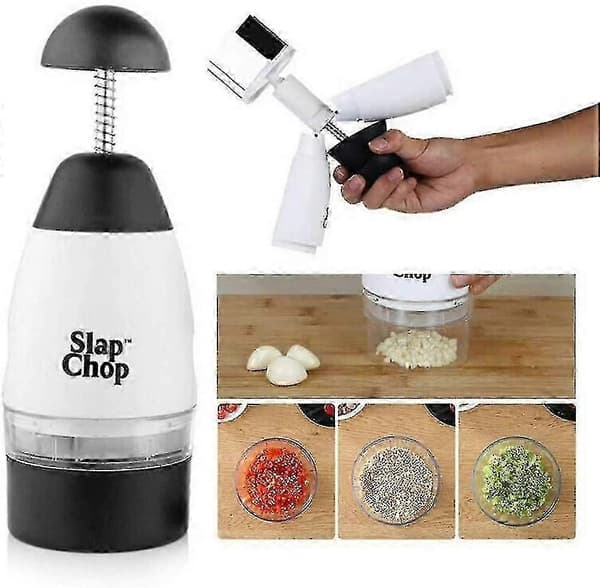 Hvitløkskutter Matkutter Slap Chop Frukt Grønnsaksriver Kjøkkenredskap
