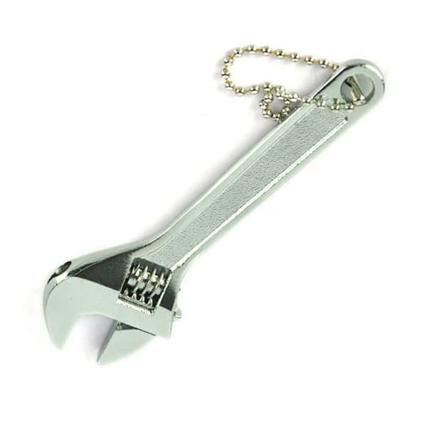 Mini justerbar halkfri skiftnyckel 68 mm - silverlegerat stål