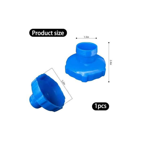 Skimmer slangadapter, liten sil slangadapter, för skimmerkit för ovanjordspool