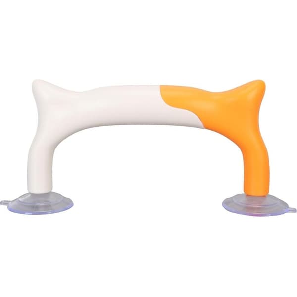 Gul och vit linjalhandtag, och handtag för enkel och ergonomisk montering, solid sugkopp, ABS PVC quiltningsgrepp för